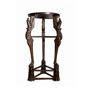 ESC_68. Peana-pedestal con tapa circular marmorizada (a)