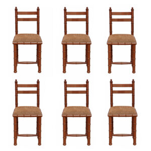 AS_06. Conjunto de 6 sillas de comedor Maison Jansen (c)