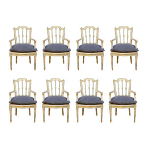 AS_19. Ocho sillones de comedor Carlos IV(e)