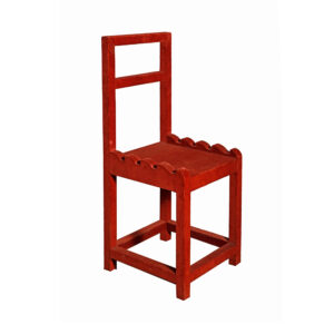 AS_25. Silla caballete forrada en terciopelo (b)