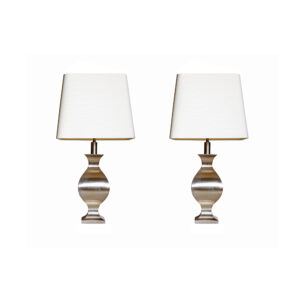 IL_29. Pareja de lámparas de mesa. Forma de jarrón ondulado (b)