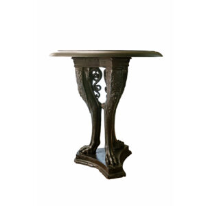 ME_12. Gueridón escayola negro (a)