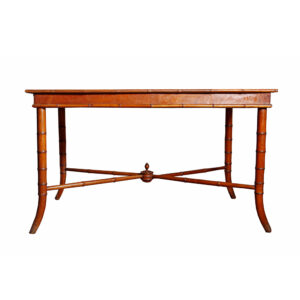 ME_36. Mesa francesa faux bamboo S.XIX o XX (a)