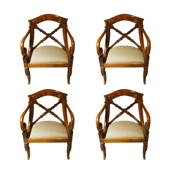 AS_38. 4 sillones Biedermeier (a) AS_38. 4 sillones Biedermeier (a)
