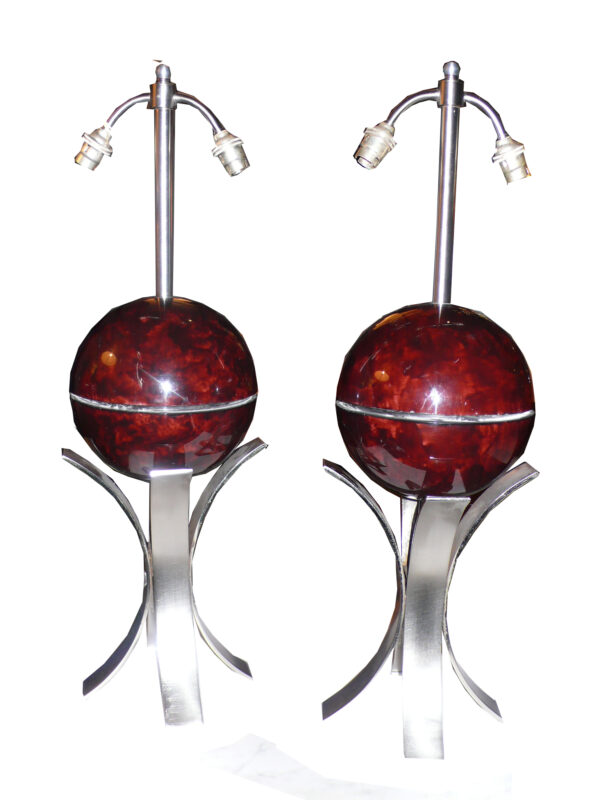 IL_35. Pareja de lámparas Maison Charles (c) IL_35. Pareja de lámparas Maison Charles (c)