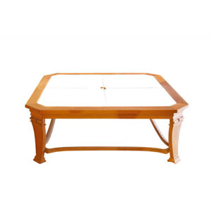 ME_41. Mesa baja de roble y panel de espejo