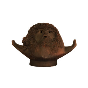 ESC_36. Escultura doble busto de barro Francia S.XX (a) editada