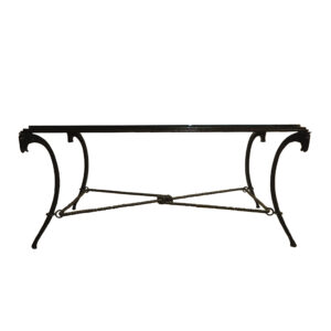 ME_71. Mesa hierro y cristal Jean-Charles Maureaux (a)